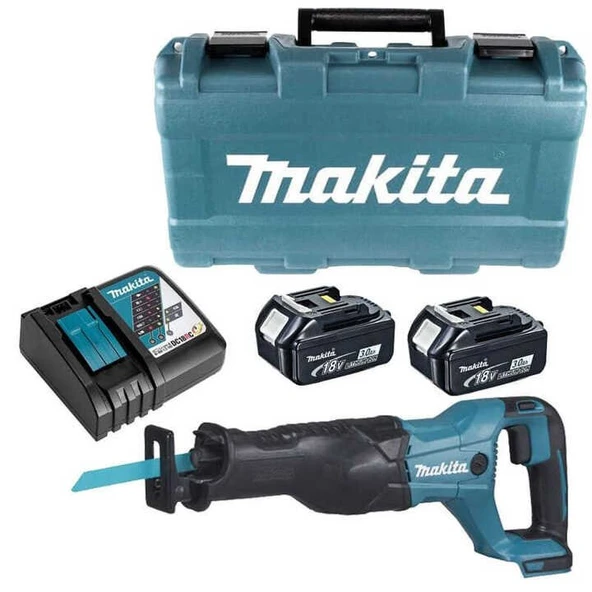 Makita DJR186RFE 18 V Çift Akülü Tilki Kuyruğu Testere ürün görseli 1