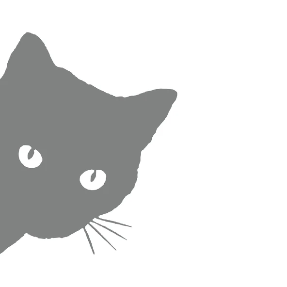 Kedi Sticker 17x17 Cm Gri ürün görseli 1