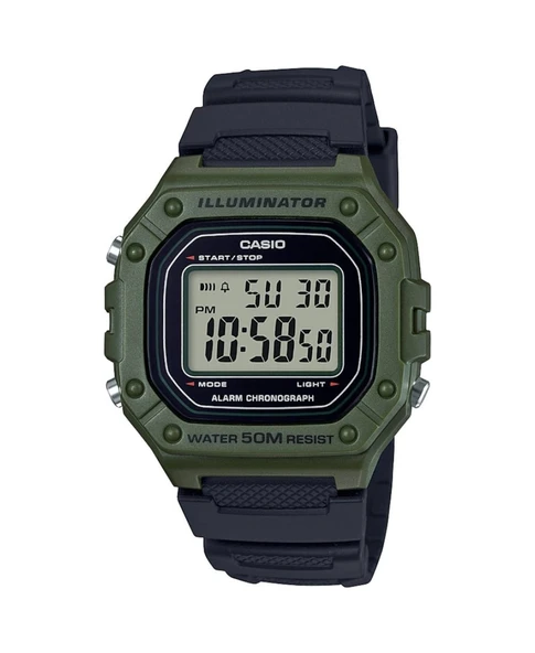 Casio W-218H-3AVDF Dijital Erkek Kol Saati ürün görseli 1