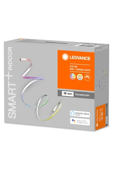 Ledvace Smart Led 8,5W RGBW 640lm 2 Metre WIFI Kontrollü Led Şerit ürün görseli 1