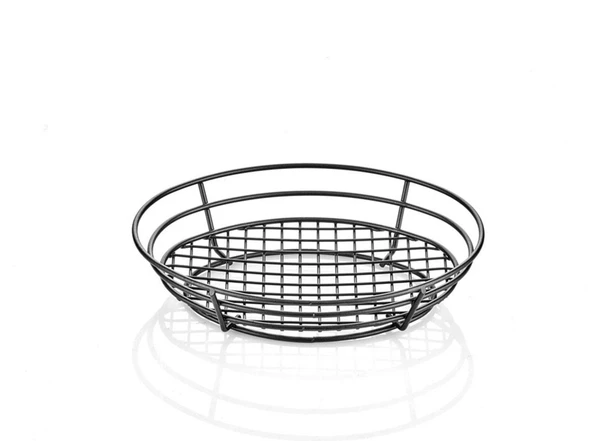 Altınbaşak Metal Oval Ekmek ve Meyve Sepeti 26x18cm A01000 ürün görseli 1