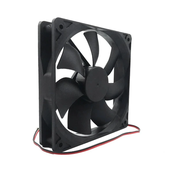 Ayt Powermaster 120X120X25 mm 24 Volt Fan Bilgisayar Pc Kasa Soğutma Fanı Soğutucu Fan 12x12 Cm ürün görseli 1