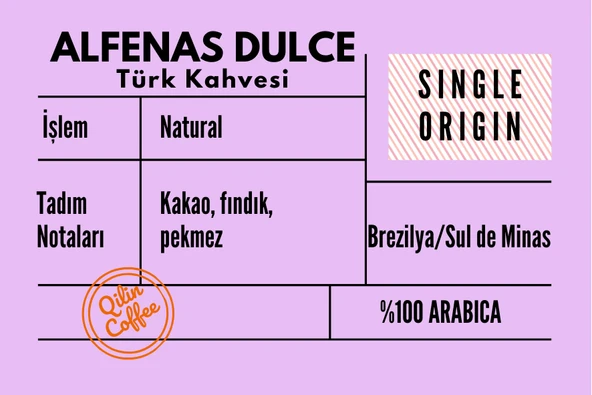 Alfenas Dulce Türk Kahvesi 500 Gr - Resim 2