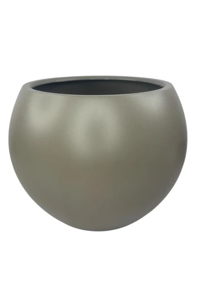 Nettenevime Küre Yuvarlak Top Vazo Dekoratif Saksı MOKKA 38*30cm ürün görseli 1