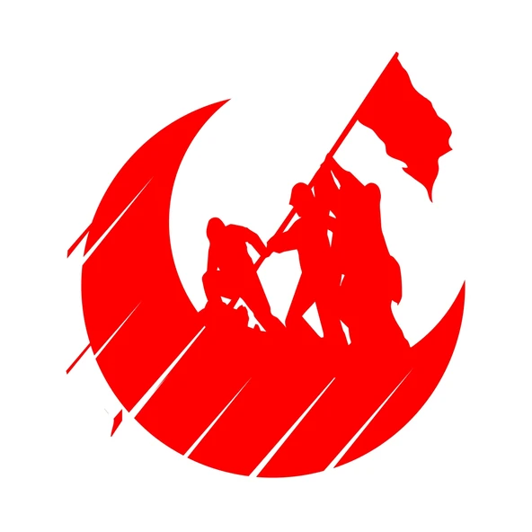 Çanakkale Zaferi Oto Sticker, Araba Sticker 17x17 Cm Kırmızı ürün görseli 1