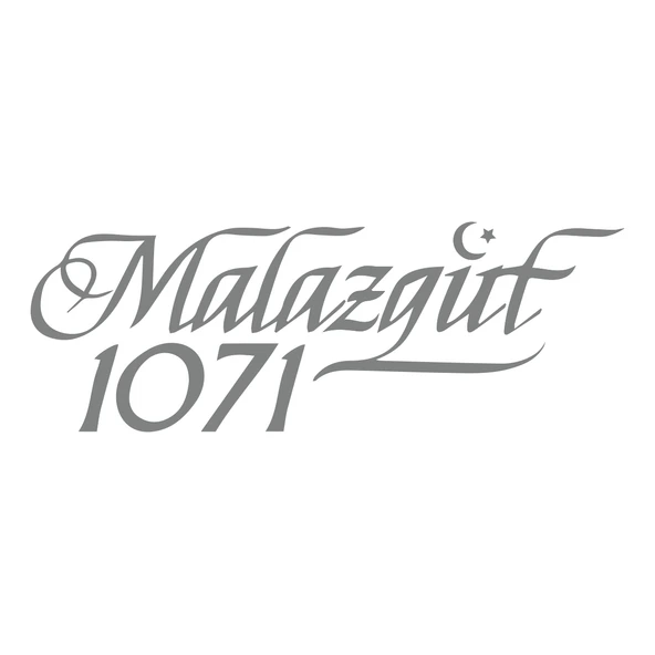Malazgirt 1071 Sitcker17x17 Cm Gri ürün görseli 1