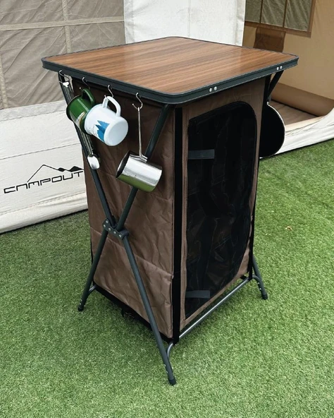 Nurgaz Campout Tek Kapılı Kamp Mutfağı - Resim 9