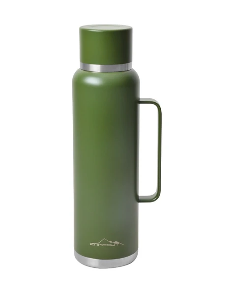 Nurgaz Campout Çift Katmanlı Termos 1500 ML Yeşil ürün görseli 1