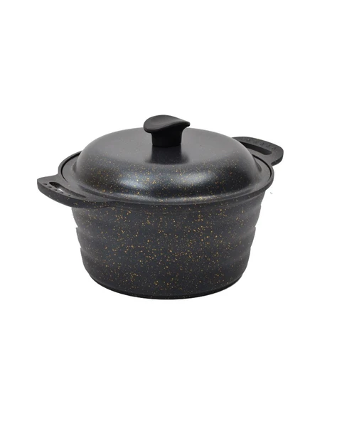 Nurgaz Campout Granit Döküm Kamp Tenceresi 24 Cm ürün görseli 1