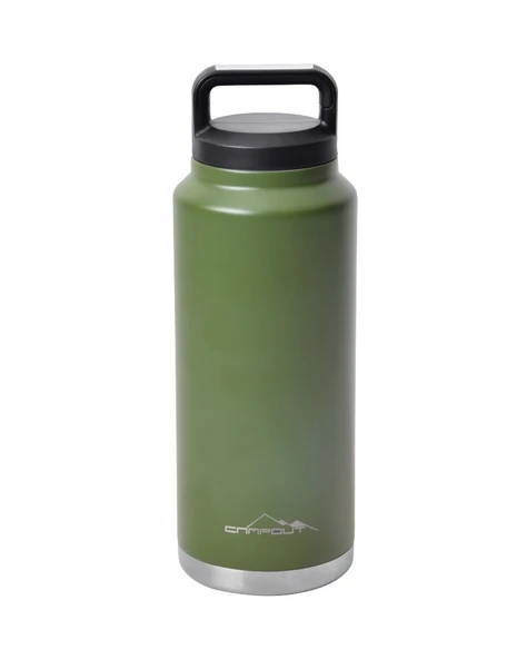 Nurgaz Campout Çift Katmanlı Termos 1000 ML Yeşil ürün görseli 1