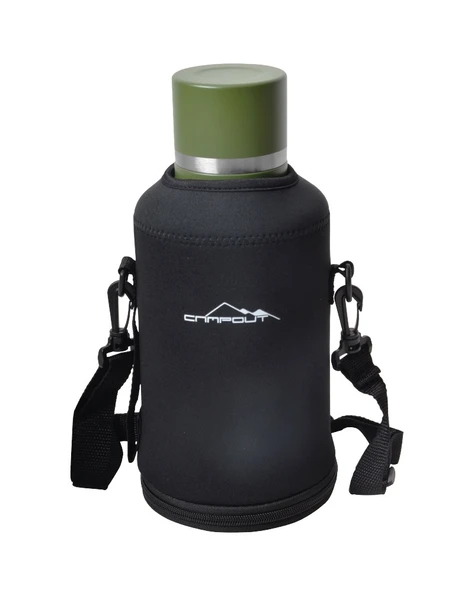 Nurgaz Campout Çift Katmanlı Termos 2000 ML Yeşil - Resim 3