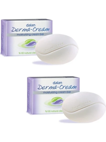 Dalan Derma Cream Nemlendiricili Sabun 100 gr x 2 Adet ürün görseli 1