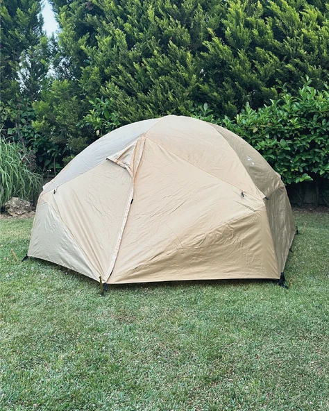 Nurgaz Campout Neptüne 3 Kamp Çadırı Krem ürün görseli 1
