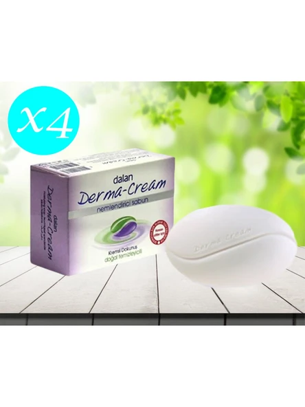 Dalan Sabun Derma Cream Nemlendiricili Bakım Sabun 100 gr x 4 Adet ürün görseli 1