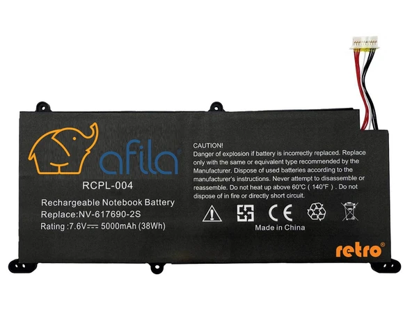 Casper Nirvana C350.5005-4C00R Notebook Bataryası, Laptop Pili - Ver.2 (intel İ3) ürün görseli 1