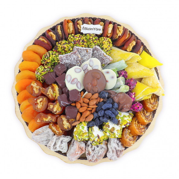 ''Kahve Yanı'' Hediyelik Çikolata Kayısı Lokum Sepeti 2,15 Kg No 5 ürün görseli 1