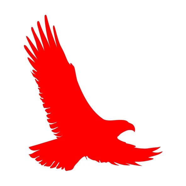 Uçan Kartal Sticker17x17 Cm Kırmızı ürün görseli 1