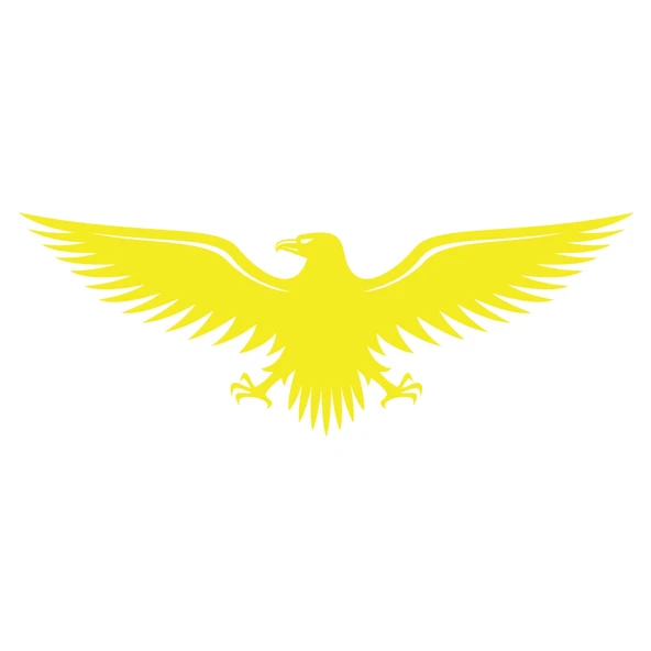 Kartal Sticker17x17 Cm Sarı ürün görseli 1