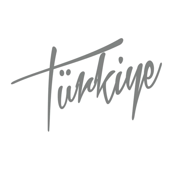 Türkiye Yazılı Sticker17x17 Cm Gri ürün görseli 1