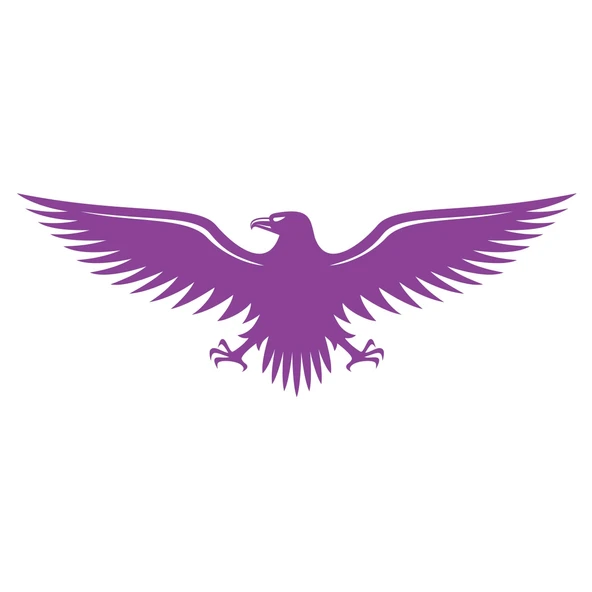 Kartal Sticker17x17 Cm Mor ürün görseli 1