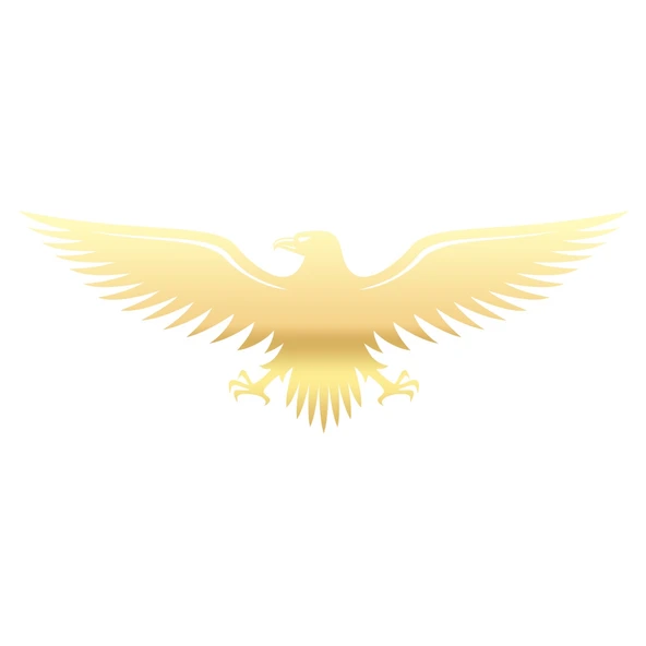 Kartal Sticker17x17 Cm Gold ürün görseli 1