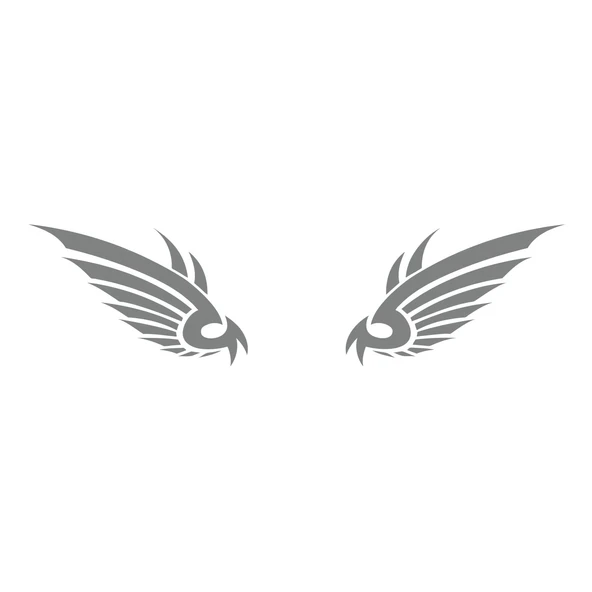 Kartal Kanatı Oto Sticker17x17 Cm Gri ürün görseli 1