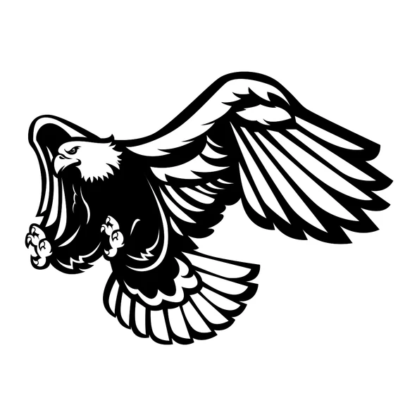 Kartal Sticker17x17 Cm Siyah ürün görseli 1