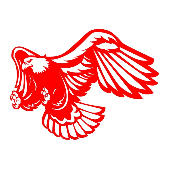 Kartal Sticker17x17 Cm Kırmızı ürün görseli 1