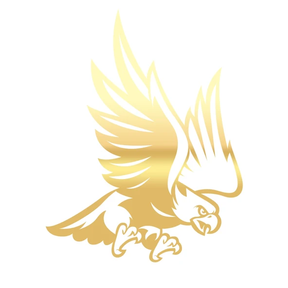 Kartal Sticker17x17 Cm Gold ürün görseli 1