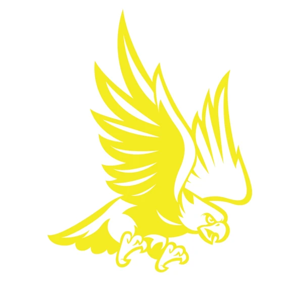 Kartal Sticker17x17 Cm Sarı ürün görseli 1