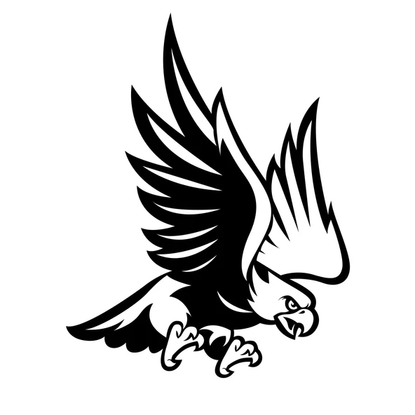 Kartal Sticker17x17 Cm Siyah ürün görseli 1