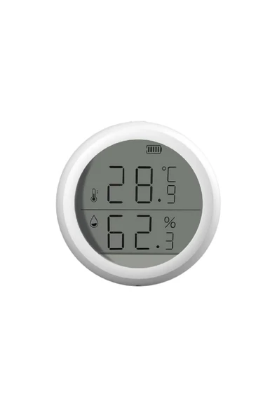 Xenon Smart Akıllı Dijital Termometre Wifi Zigbee Mobil Uygulama Kontrollü Iç Mekan Isı Ölçer Ve Nem Ölçer X7608 ürün görseli 1
