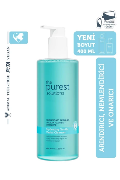The Purest Solutions Hydrating Gentle Kuru ve Karma Ciltler için Yüz Temizleme Jeli 400 ml ürün görseli 1