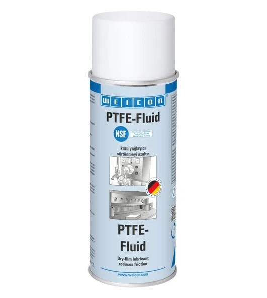 Weicon PTFE-Fluid 400 ml-Gıda sektörü için NSF H2 onaylı, gres içermeyen kuru yağ ürün görseli 1