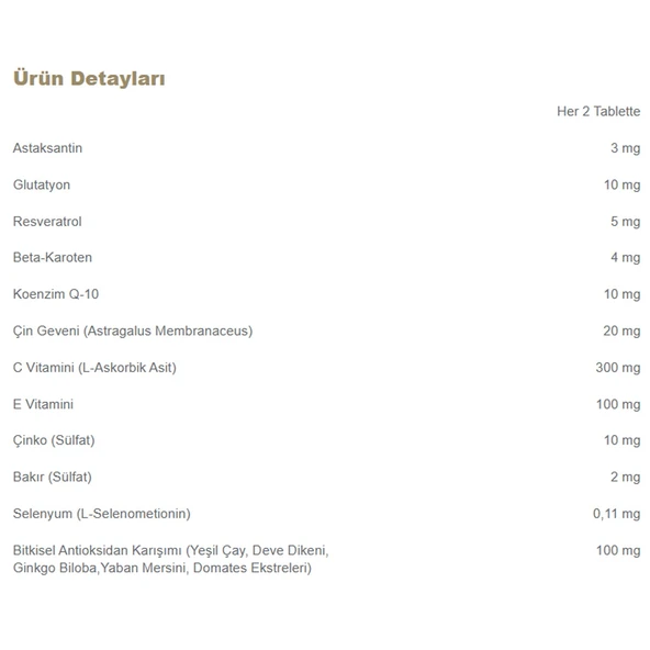 Nutraxin A-Oxi Formula 60 Tablet - Resim 2
