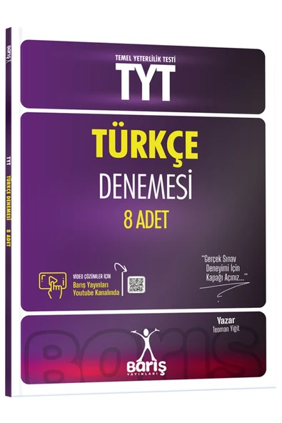 Barış Yayınları TYT Türkçe Denemesi 8 Adet ürün görseli 1