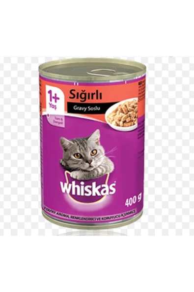 Wiskas Sıgır Etli Konserve 400gr x 12 Adet ürün görseli 1