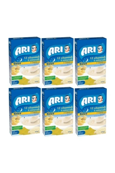 7 Tahıllı Gece Maması 12 Vitamin 6 Mineralli 200 Gr X 6 Adet ürün görseli 1