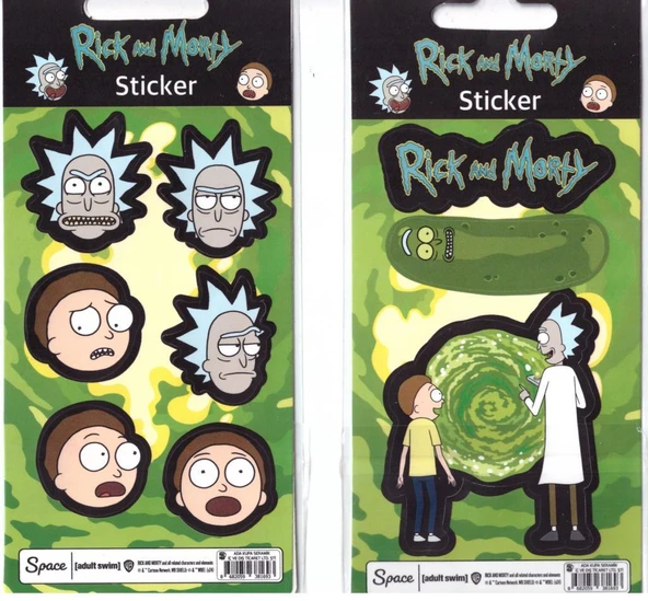 RICK&MORTY RICK&MORTY  STICKER STC-381693 ürün görseli 1
