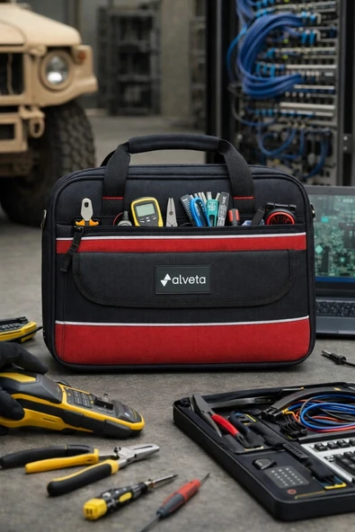 Alveta Profesyonel Teknisyen Laptop Takım Çantası Elektronikçi IT Saha Servis Bakım Onarım 8684250508 ürün görseli 1