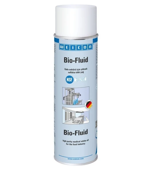 Weicon  Bio-Fluid Sprey 500ml-Gıda sektörü için NSF H1 onaylı yağlama ve bakım yağı ürün görseli 1