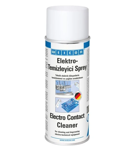 Weicon Elektro Kontak Temizleyici Sprey 400ml-Elektroteknik veya mekanik bileşenler için temizleyici ürün görseli 1