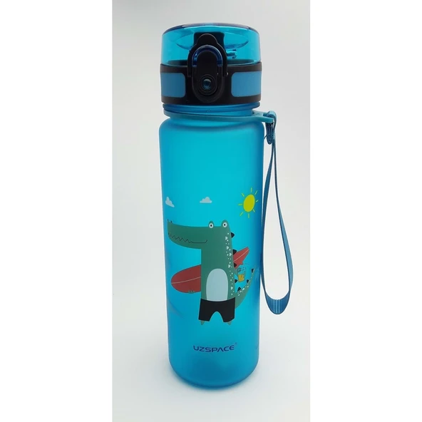 Uzspace Tritan 500 ml (Aurora Blue-Crocodile) Matara 3026-5 ürün görseli 1