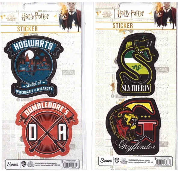 HARRY POTTER HARRY POTTER PASTA HOGWARTS STICKER ürün görseli 1
