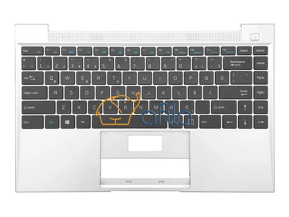 Casper Nirvana C350.5005-4D00R Notebook Klavye - Tuş Takımı / Siyah - TR - Ver.2 - Silver Üst Kasa ürün görseli 1