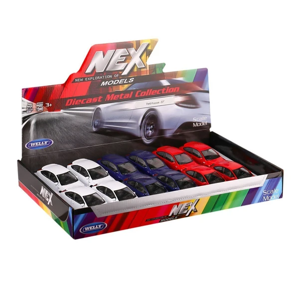 42378 Welly Diecast Ford Focus Çek Bırak Araba - 1 Adet Stokta Olan Gönderilir ürün görseli 1