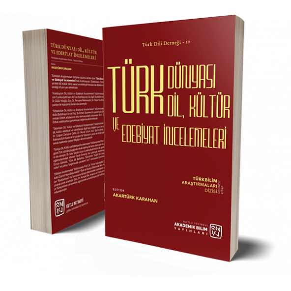 Türk Dünyası Dil, Kültür Ve Edebiyat Incelemeleri - Akartürk Karahan ürün görseli 1