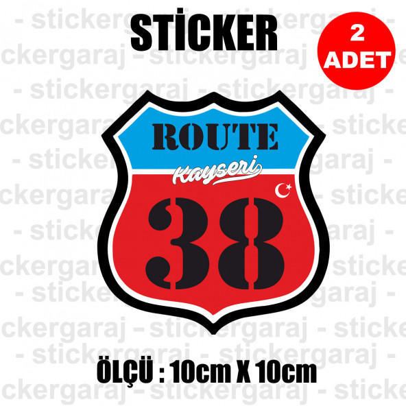 39 kırklareli 2 adet plaka sticker - il şehir rota etiket ürün görseli 1