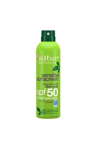 Alba Botanica Sensitive Sunscreen Clear Spray Spf50 148 ml ürün görseli 1