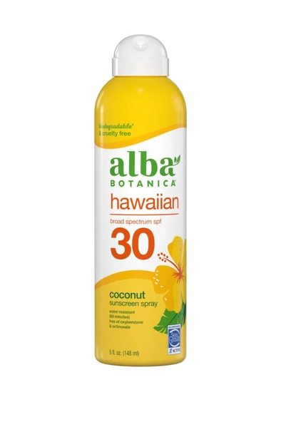 Alba Botanica Hawaiian Coconut Güneş Koruyucu Sprey SPF 30 148 ml ürün görseli 1